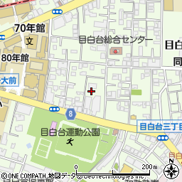 東京都文京区目白台周辺の地図