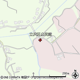 立沢区公民館周辺の地図