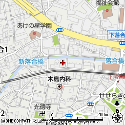 東京都新宿区上落合1丁目19-2周辺の地図