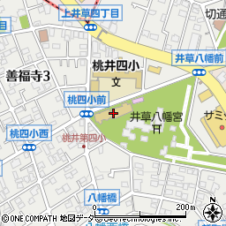 井草八幡宮付属八幡幼稚園周辺の地図