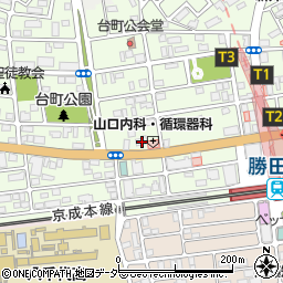 千葉県八千代市勝田台北1丁目12-3周辺の地図