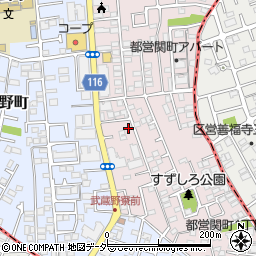 東京都練馬区関町南2丁目20-20周辺の地図