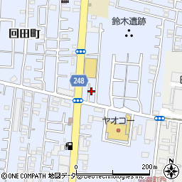 東京都小平市回田町308周辺の地図