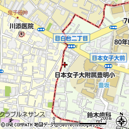 東京都文京区目白台1丁目15-3周辺の地図