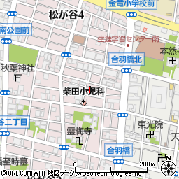 東京都台東区松が谷3丁目15-5周辺の地図