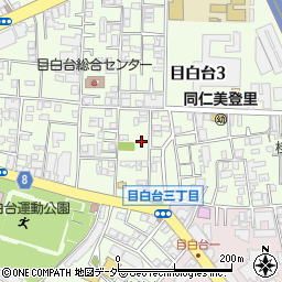 東京都文京区目白台3丁目15-22周辺の地図