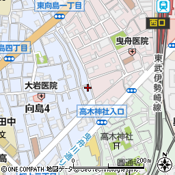 笹舟向島店周辺の地図