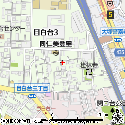東京都文京区目白台3丁目7-15周辺の地図