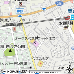 千葉県佐倉市上志津1641-16周辺の地図