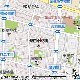 東京都台東区松が谷3丁目15-4周辺の地図