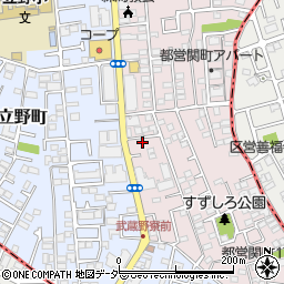 東京都練馬区関町南2丁目20-17周辺の地図