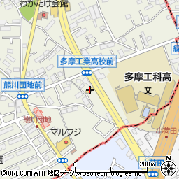 セブンイレブン福生熊川店周辺の地図