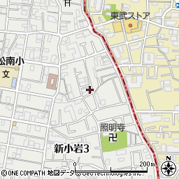 東京都葛飾区新小岩3丁目14-26周辺の地図