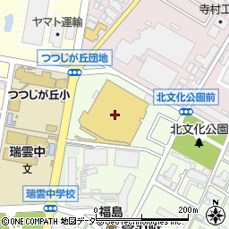 イオンペット昭島店　トリミング室周辺の地図