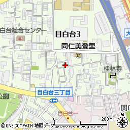 東京都文京区目白台3丁目11-1周辺の地図