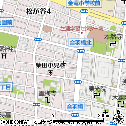 東京都台東区松が谷3丁目15-8周辺の地図