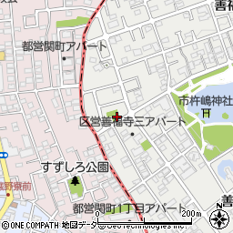 善福寺西の山公園トイレ周辺の地図