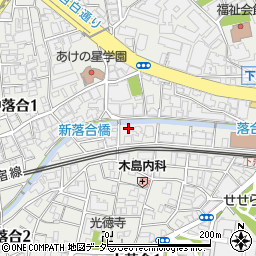 東京都新宿区上落合1丁目19-11周辺の地図