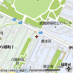 ワタベ理容室武蔵野店周辺の地図