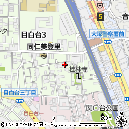 東京都文京区目白台3丁目5-1周辺の地図