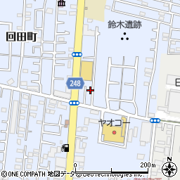 東京都小平市回田町308-6周辺の地図