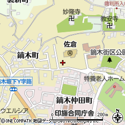 千葉県佐倉市鏑木町198-10周辺の地図