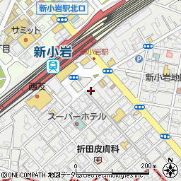 ビッグエコー BIG ECHO 新小岩駅前アーケード店周辺の地図