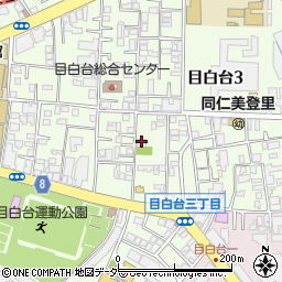 東京都文京区目白台3丁目15-11周辺の地図