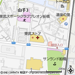 コジマ×ビックカメラ新船橋店周辺の地図