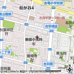 東京都台東区松が谷3丁目15-6周辺の地図
