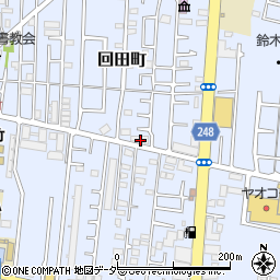 東京都小平市回田町255周辺の地図