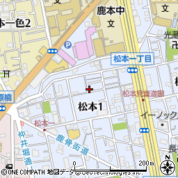 東京都江戸川区松本1丁目29-12周辺の地図