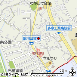 東京都福生市熊川177-18周辺の地図