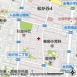 東京都台東区松が谷3丁目11-2周辺の地図