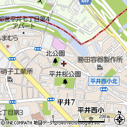 東京都江戸川区平井7丁目8周辺の地図