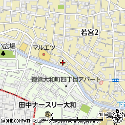 東京都中野区若宮2丁目41周辺の地図