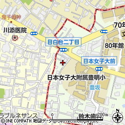 東京都文京区目白台1丁目15周辺の地図
