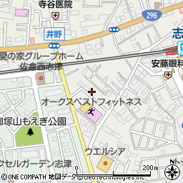 千葉県佐倉市上志津1641-23周辺の地図