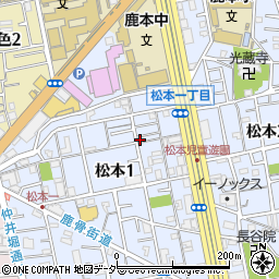 東京都江戸川区松本1丁目30-1周辺の地図