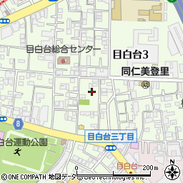 東京都文京区目白台3丁目15-21周辺の地図
