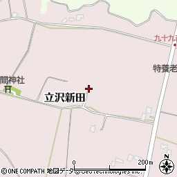 千葉県富里市立沢新田112周辺の地図