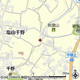 山梨県甲州市塩山千野782-2周辺の地図