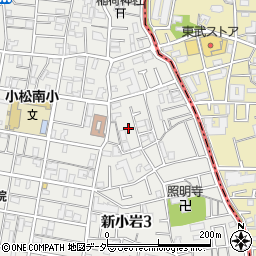東京都葛飾区新小岩3丁目14-30周辺の地図