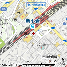 サイゼリヤ 新小岩駅前店周辺の地図