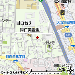 東京都文京区目白台3丁目6-2周辺の地図