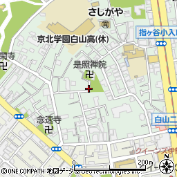 東京都文京区白山2丁目周辺の地図