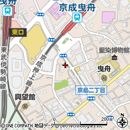墨田京島一郵便局周辺の地図