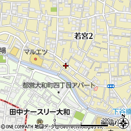 東京都中野区若宮2丁目40周辺の地図