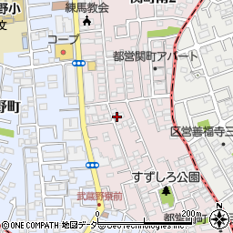 東京都練馬区関町南2丁目18-12周辺の地図