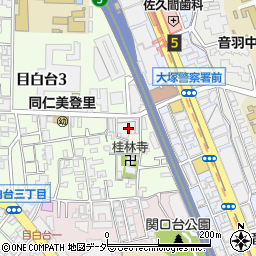 東京都文京区目白台3丁目5-5周辺の地図